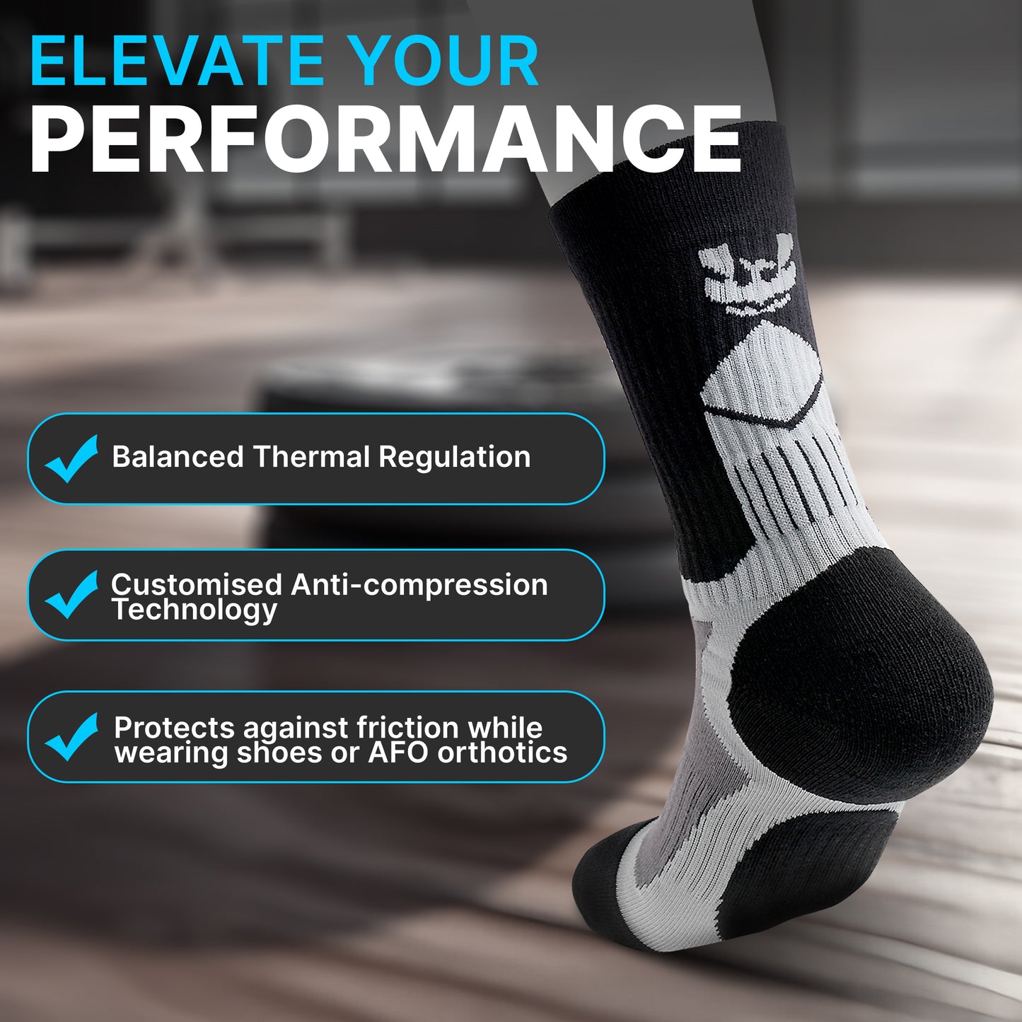 Unamic Bamboo Padded Performance Socks